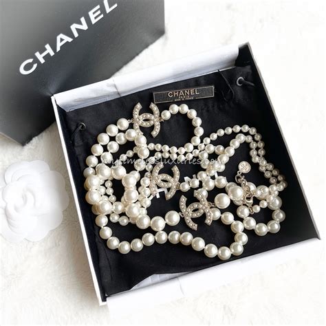 chanel 100th anniversary pearl necklace|chanel pearl necklace.